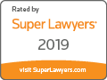 Rated by Super Lawyers 2019